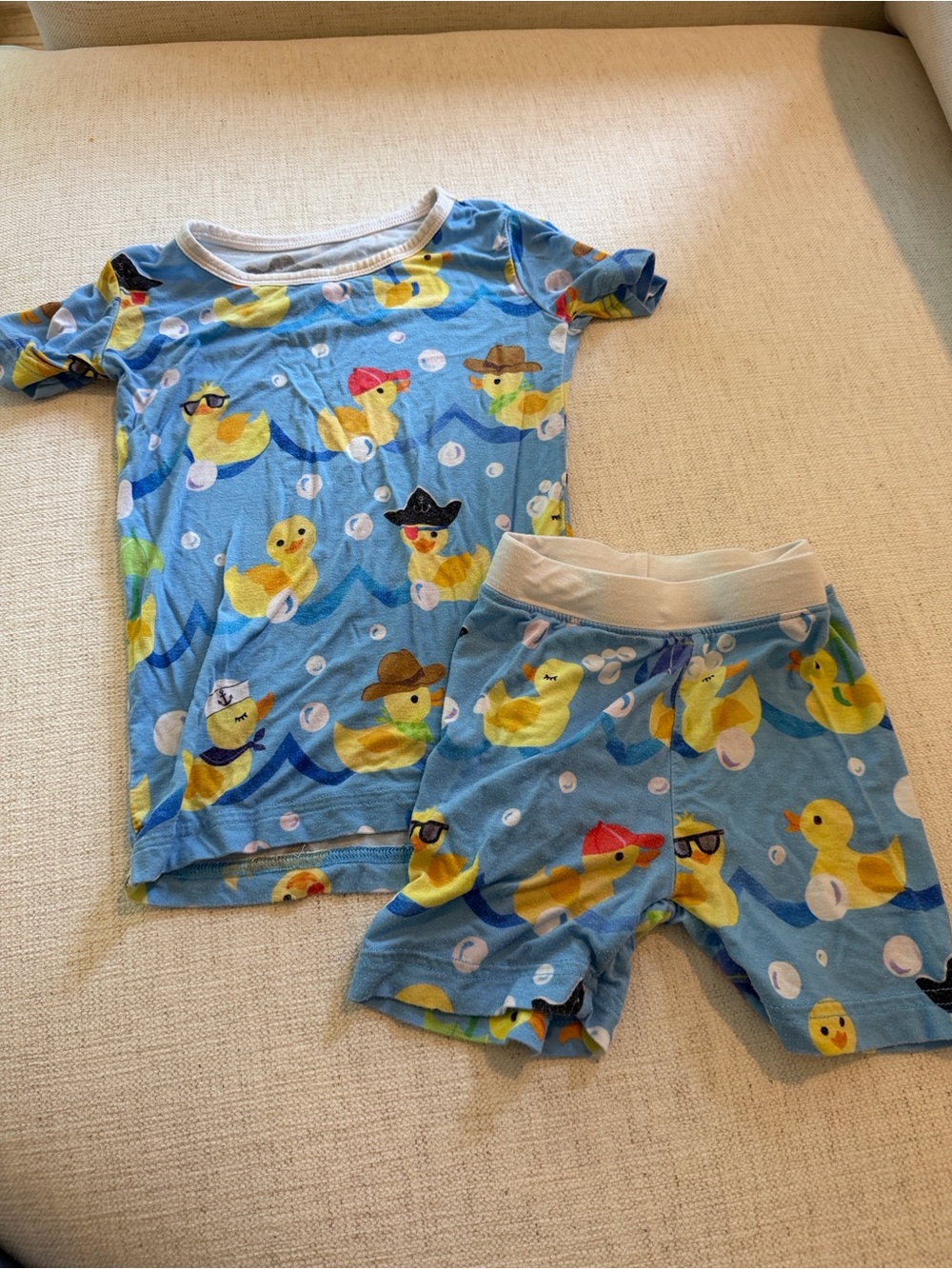 Little Sleepies Rubber Duckies Pajama Set 5/6